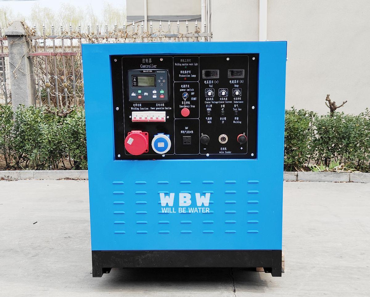 WBW Industrial diesel Generator Welding Machine Can Adjust the Current230A