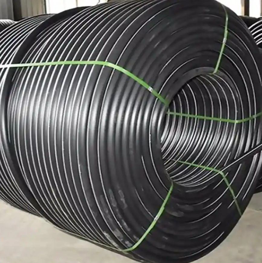 20 - 63mm HDPE Polyethylene Pipe Farm Irrigation Pipe Black Plastic Water Pipe Roll
