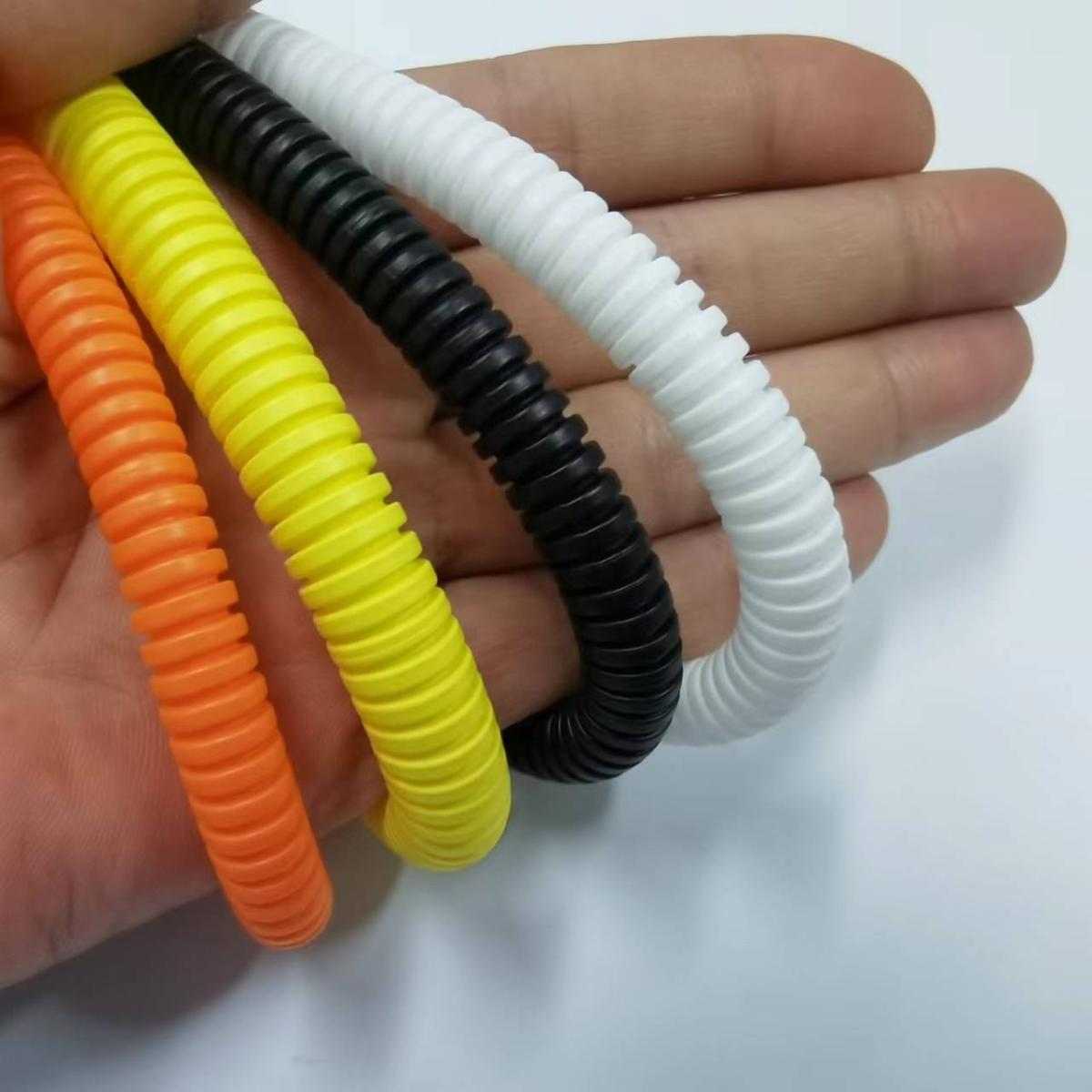 High Quality Flexible PVC Conduit Plastic PVC Corrugated Flexible Pipe for High Voltage Applications