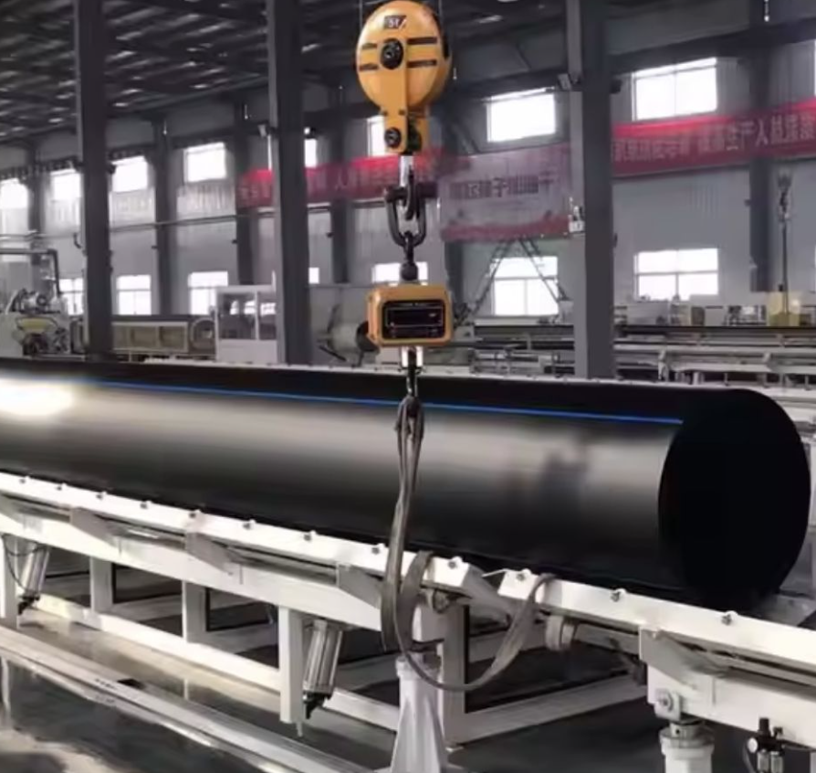 HDPE Pipe SDR17 PE100 DN110-800mm PN16/PN8 High Pressure Water Supply Plastic Tubes Over 50 Years Lifespan