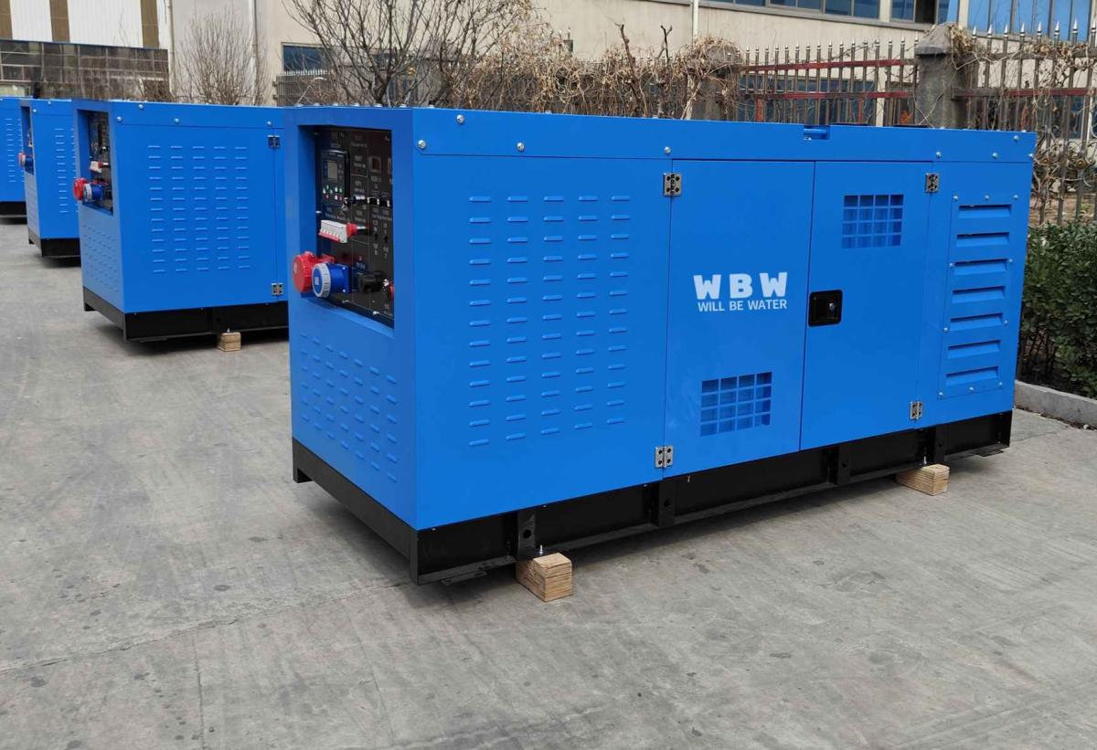 WBW Industrial diesel Generator Welding Machine Can Adjust the Current230A